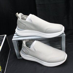 Stylish Gray Slip-On Sneakers for Women